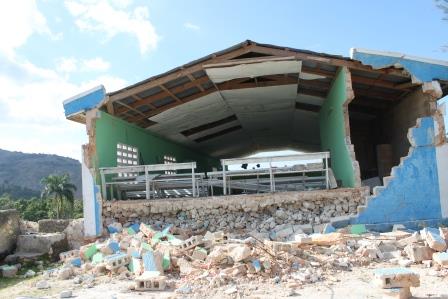 Destroyed Church - Hesse, Haiti