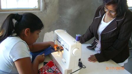 sewing 5 in mexico helping learn a new trade
