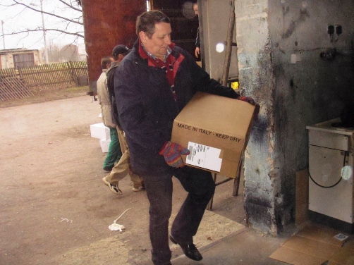 Food Package for Families in Lithuania from Star of Hope Finland