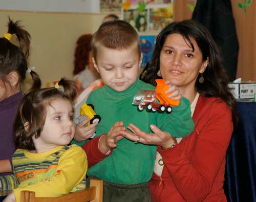 Star of Hope, Romania Mothers get help with kids who have disabalities