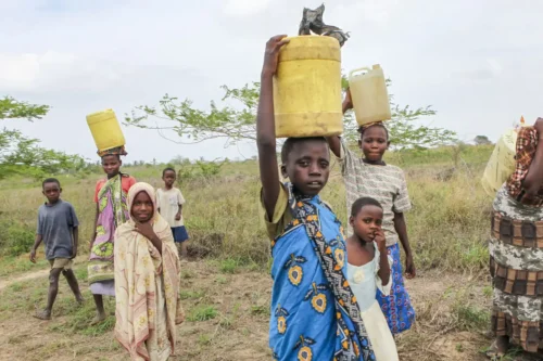 kenya water crisis children walking several miles back and forth