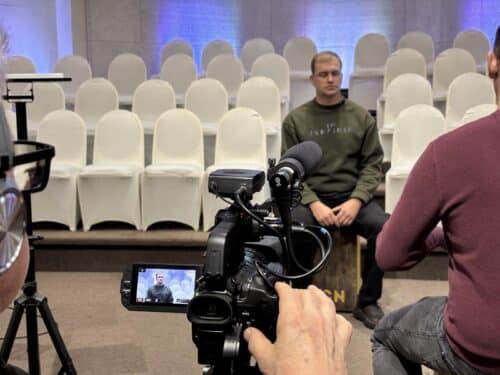 Mark Presson, is in Berdychiv Ukraine, two hours west of War. 1 focus business school student