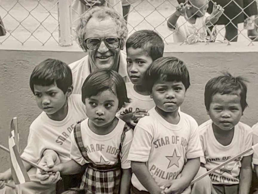 Erik Gunnar Eriksson in Philippines in the early days of Tent Mission and Star of Hope - About us.